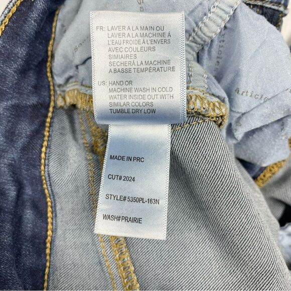 Articles of Society Distressed Denim Raw Hem Skinny Ankle Jeans Women’s Size 28 - Picture 10 of 11